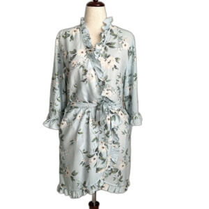Yumi Kim Night Cap Robe in Primose Blue Size S